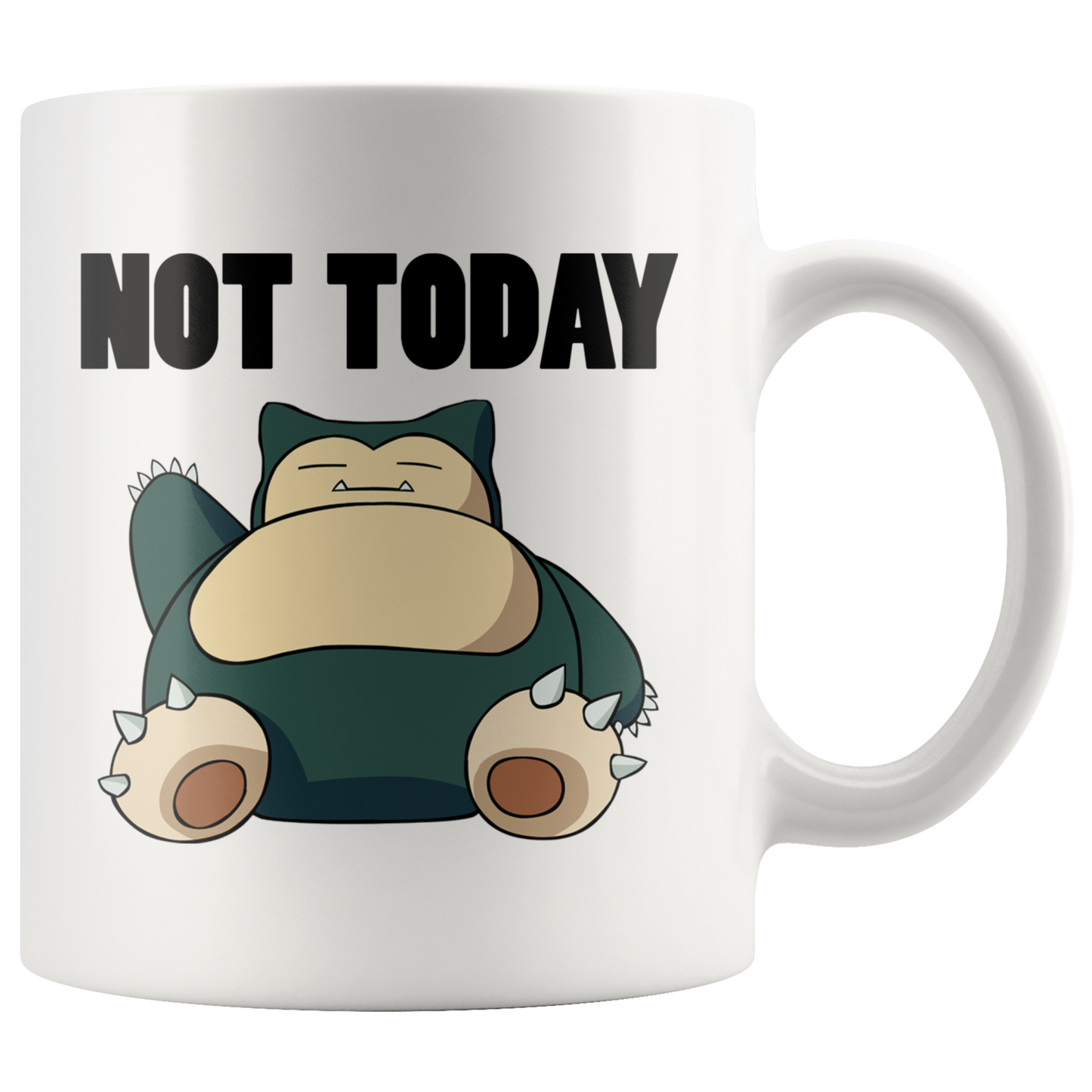 Snorlax Not Today - Mug