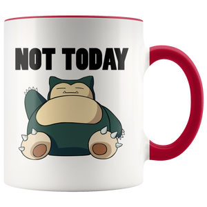 Snorlax Not Today - Mug