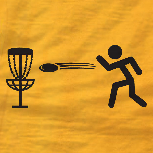 Disc Golf Shirt - Stick Man - Unisex Tank - Absurd Ink