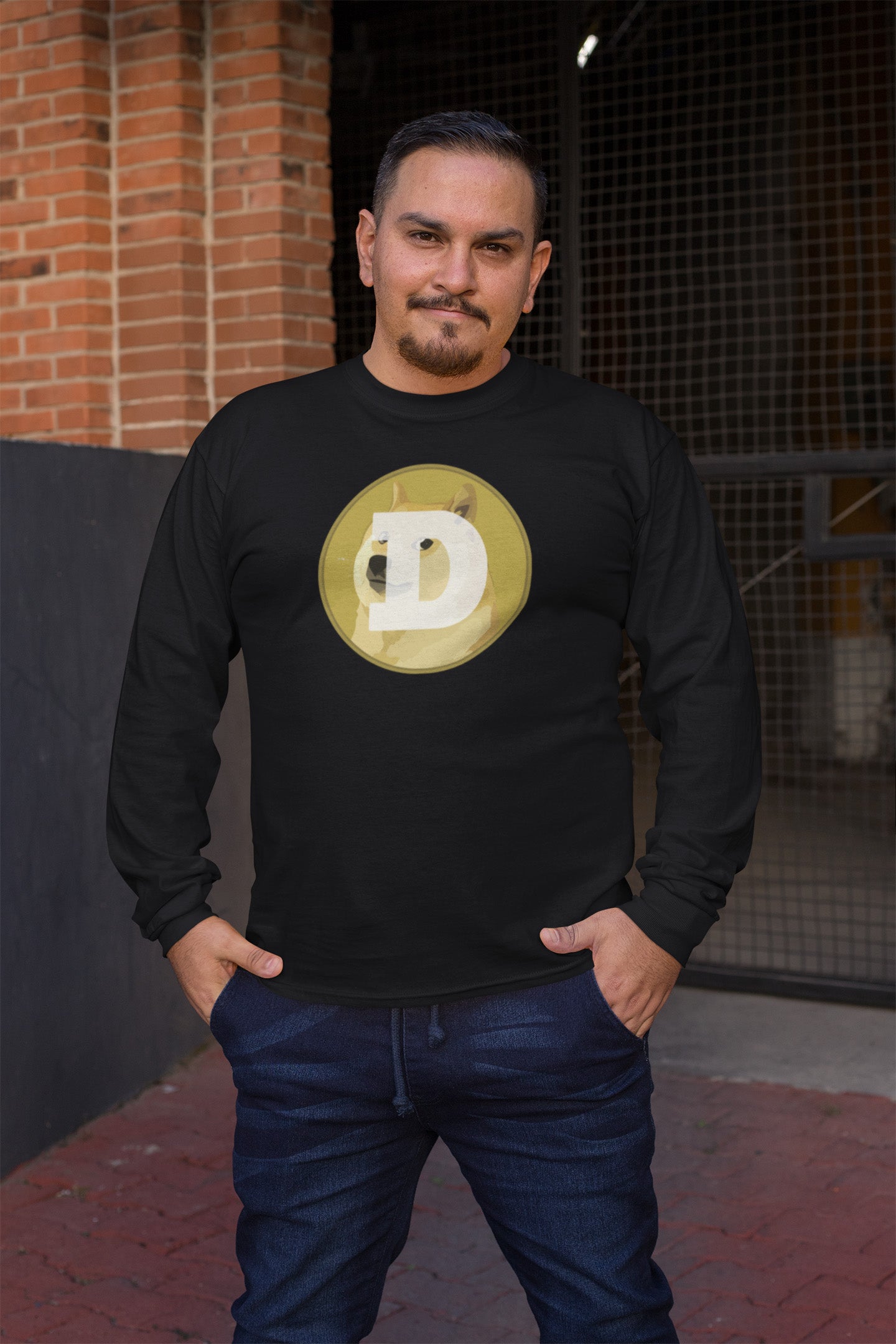 Dogecoin - Long Sleeve Tee