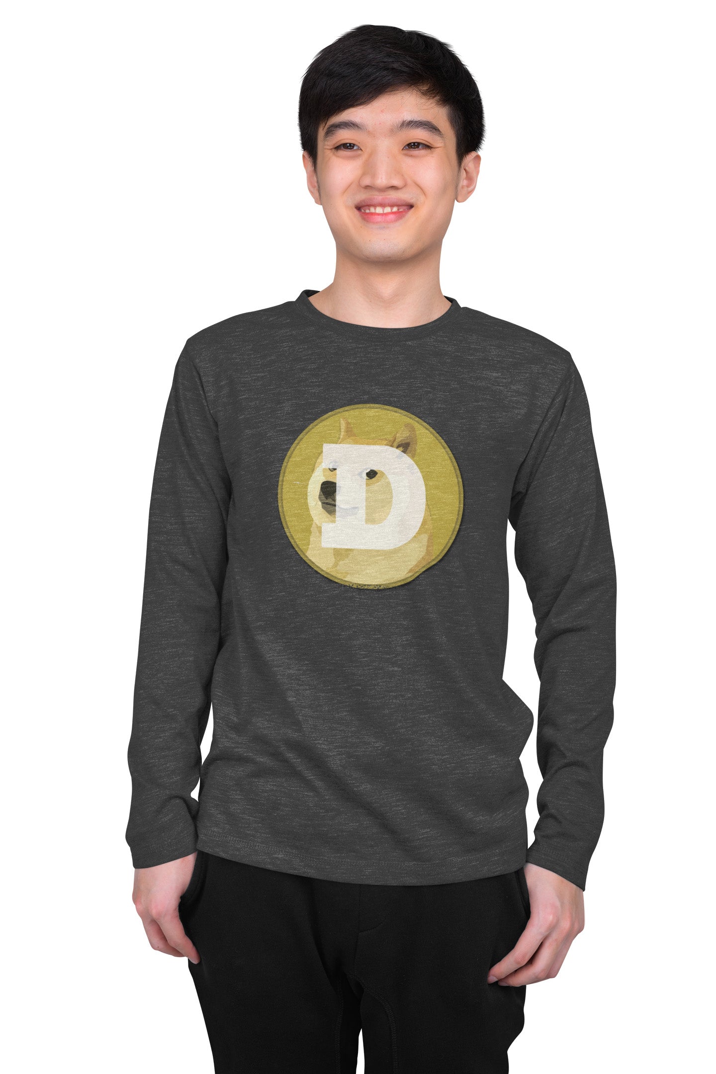 Dogecoin - Long Sleeve Tee