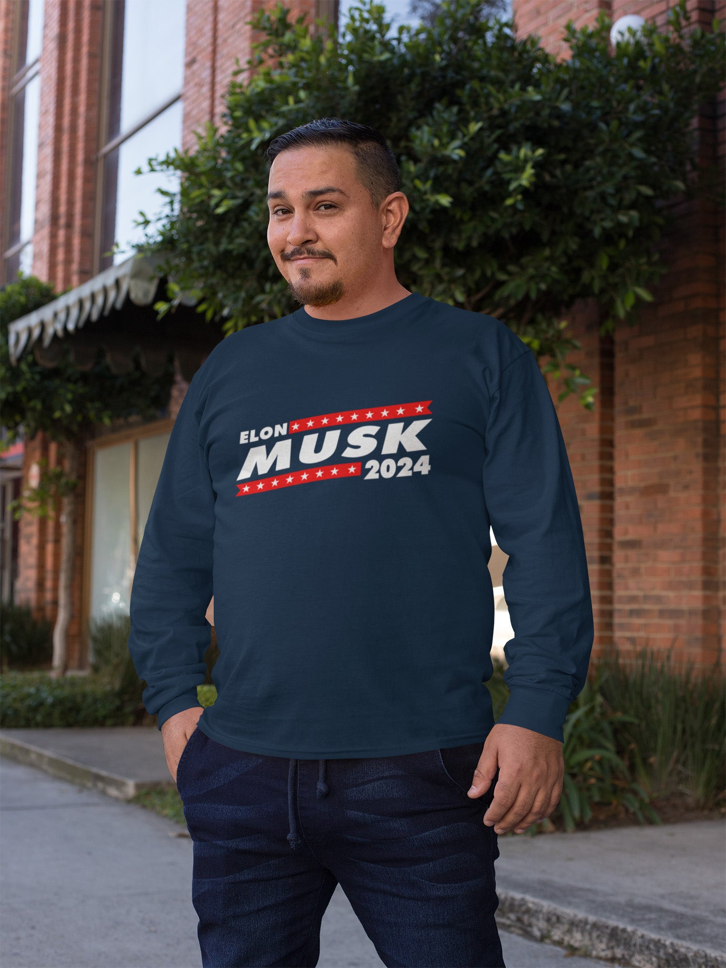 Elon Musk 2024 - Long Sleeve Tee