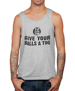 Give Your Balls A Tug - Tank Top - Absurd Ink