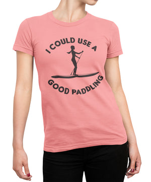 Good Paddling Paddleboard - Ladies Tee - Absurd Ink