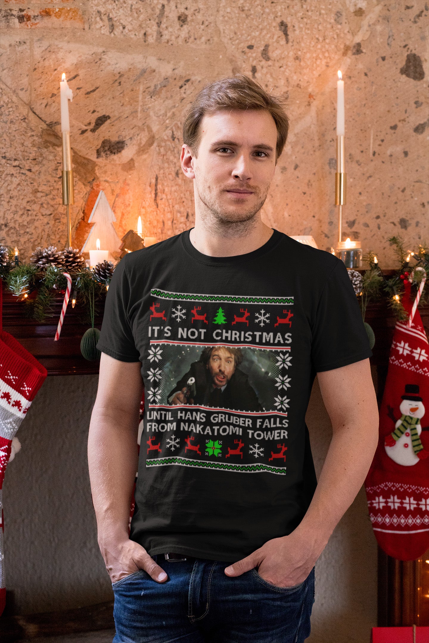 Hans Gruber Christmas - T-Shirt