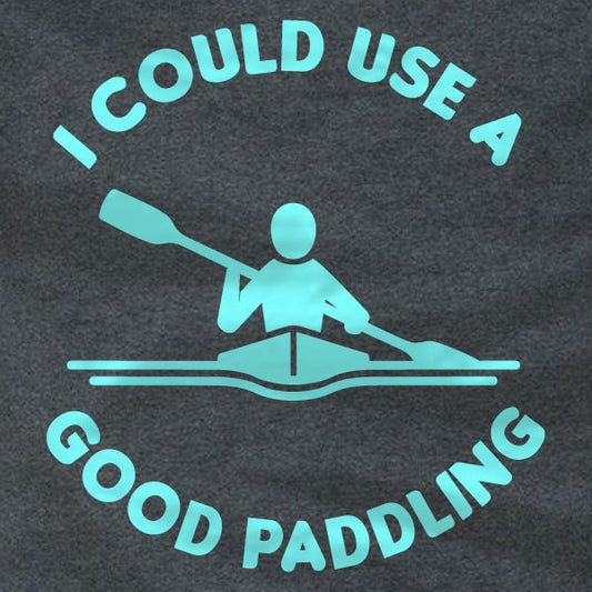 Kayaking Ladies Tee - I Could Use A Good Paddling - Absurd Ink