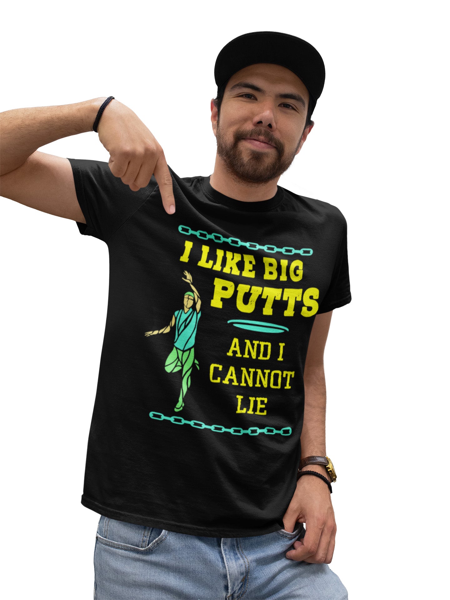 I Like Big Putts Disc Golf - T-Shirt