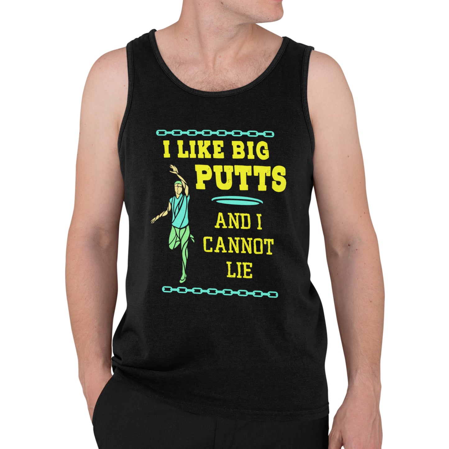 I Like Big Putts Disc Golf - Tank Top