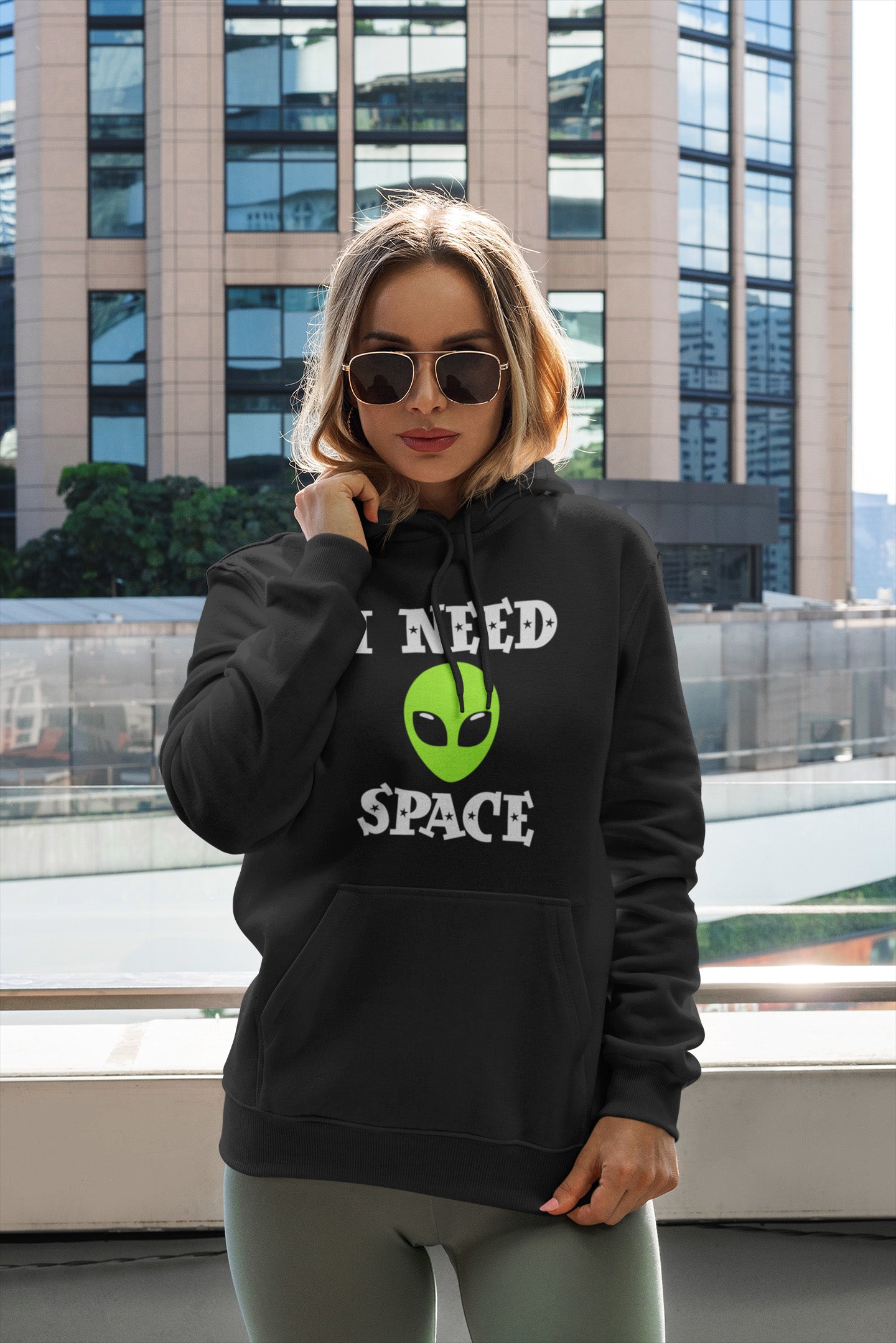 I Need Space Alien - Hoodie