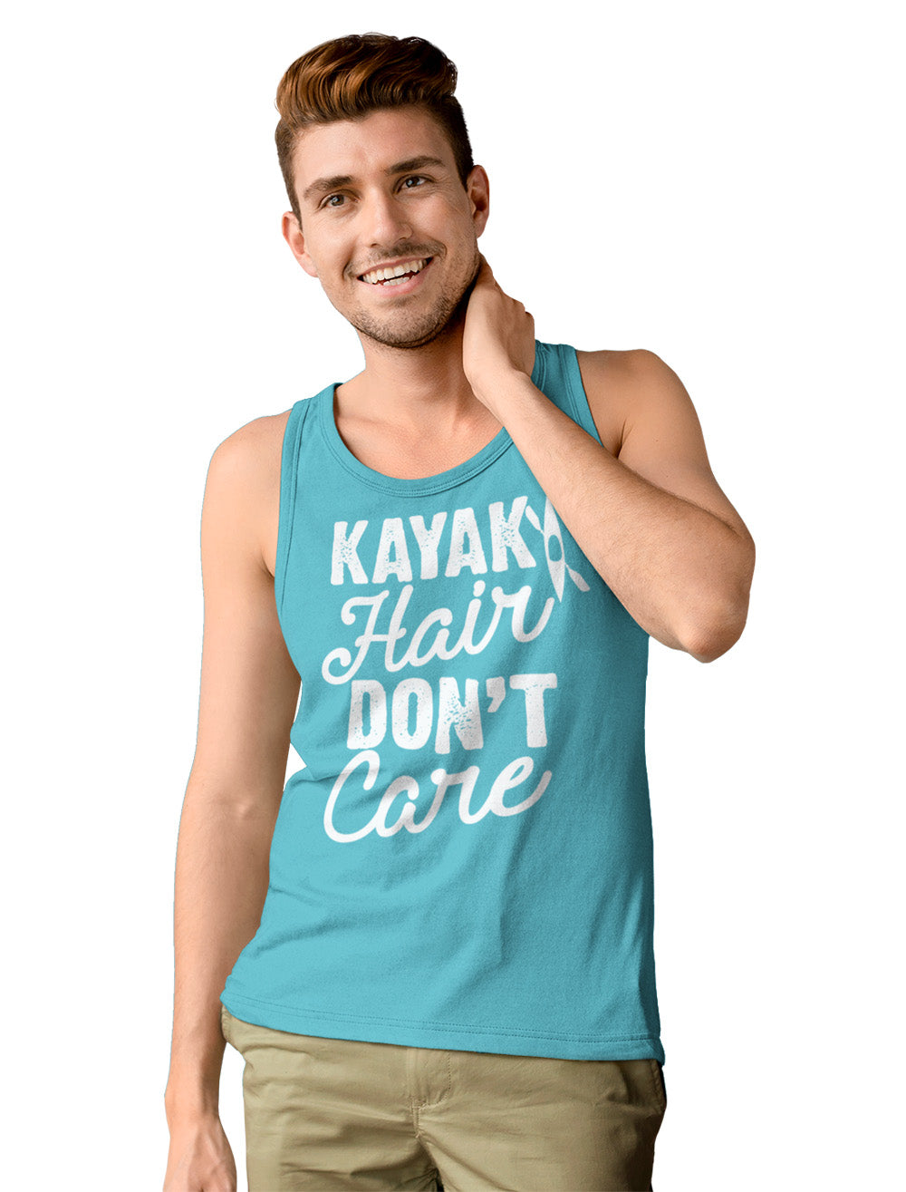 Kayak Hair Don't Care - Unisex Tank - Absurd Ink