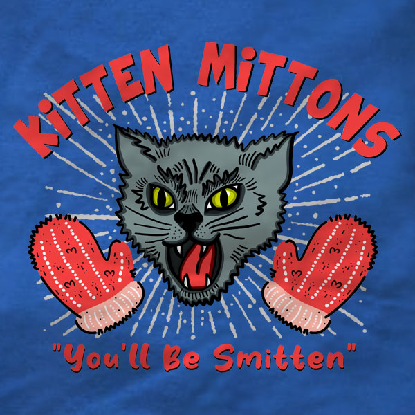 Kitten Mittons - Ladies Tee