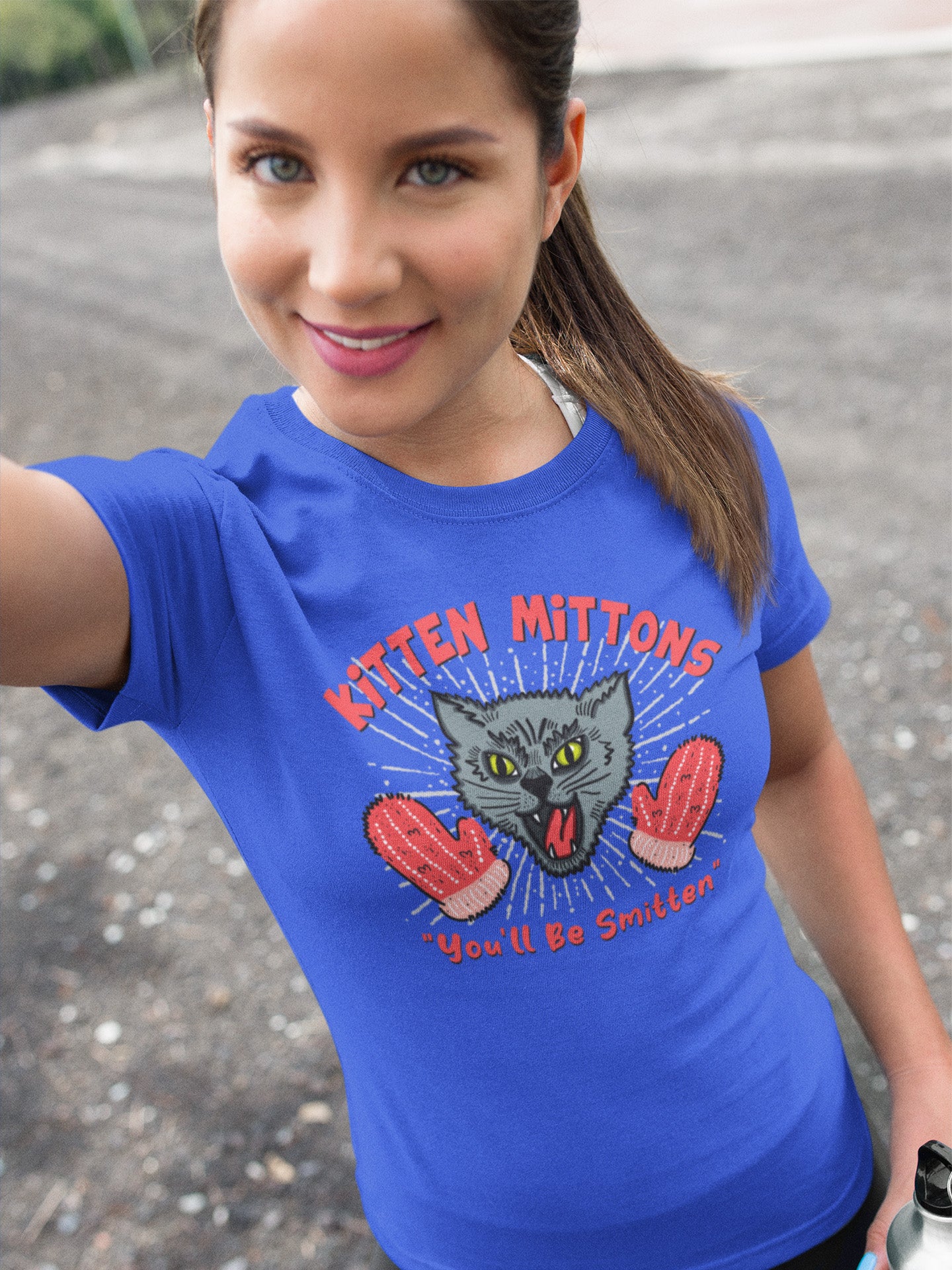 Kitten Mittons - Ladies Tee