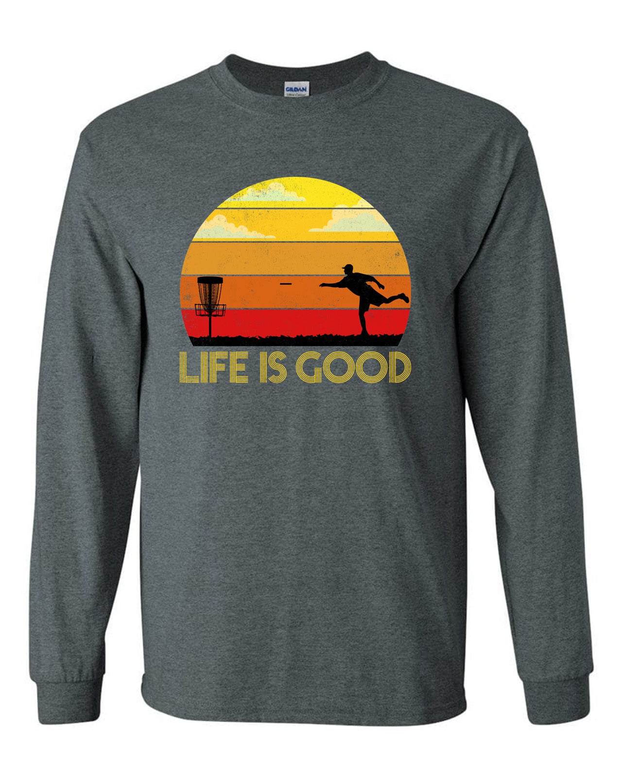 Life is Good Disc Golf - Long Sleeve Tee