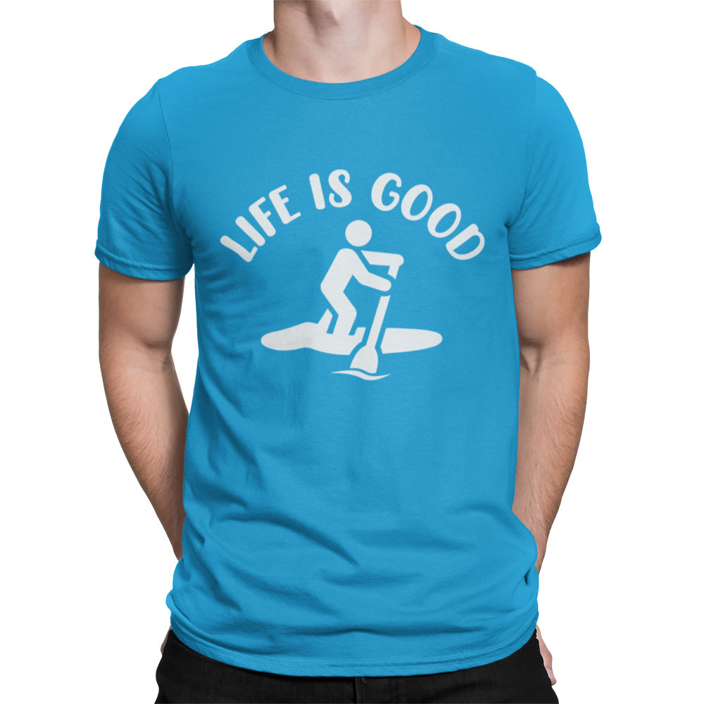 Life Is Good Paddleboard - T-Shirt, Sapphire / 5XL