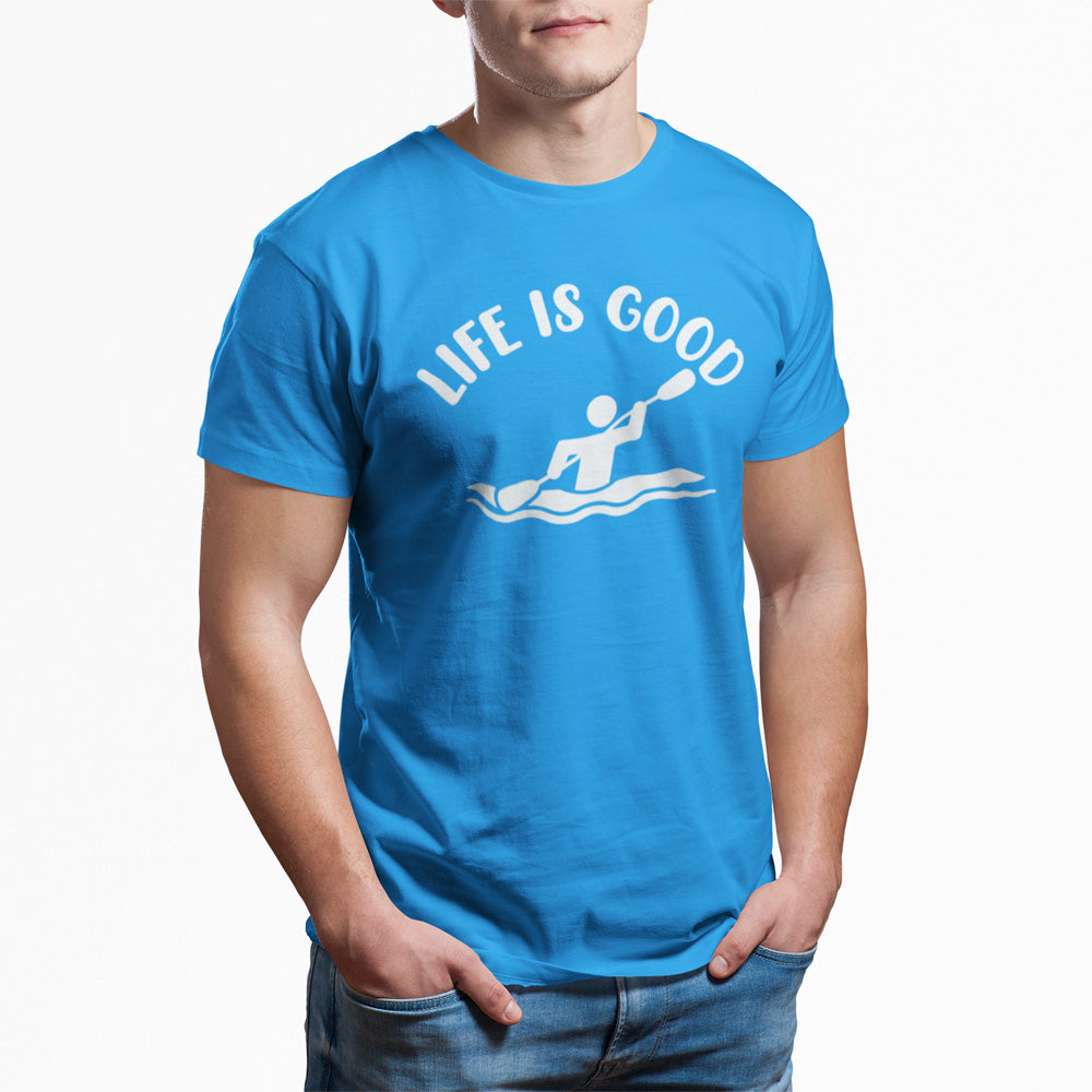 Life is Good - Kayak T-Shirt - Absurd Ink