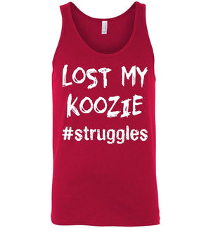 struggles - Lost My Koozie - Tank - Absurd Ink