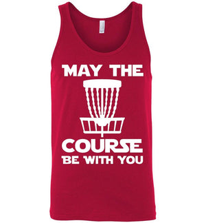 Disc Golf Tank Top - May The Course Be With You - Absurd Ink