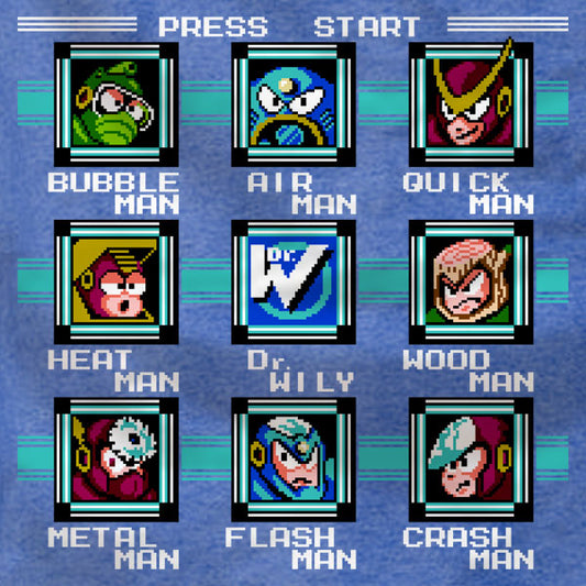 Mega Man 2 Bosses - T-Shirt