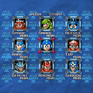 Mega Man 3 Bosses - Unisex Tee