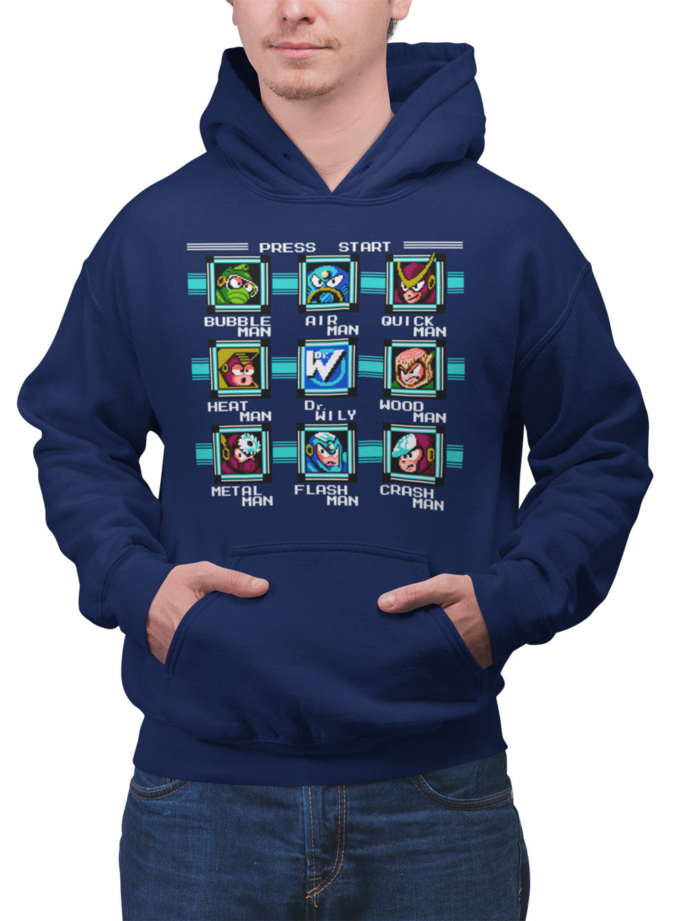 Mega Man 2 Bosses - Hoodie