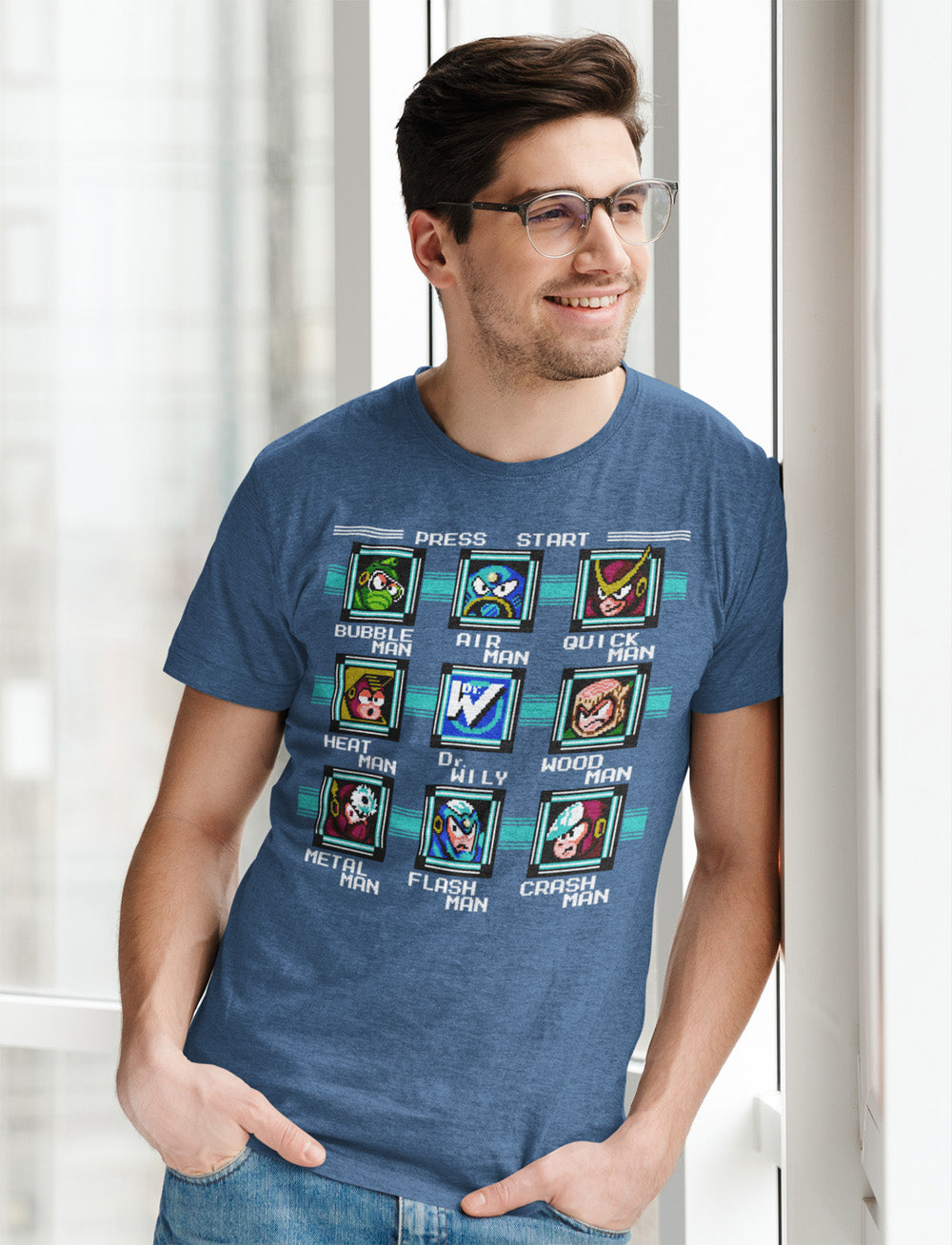 Mega Man 2 Bosses - T-Shirt