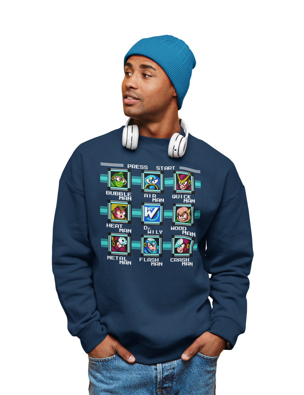 Mega Man 2 Bosses - Sweatshirt