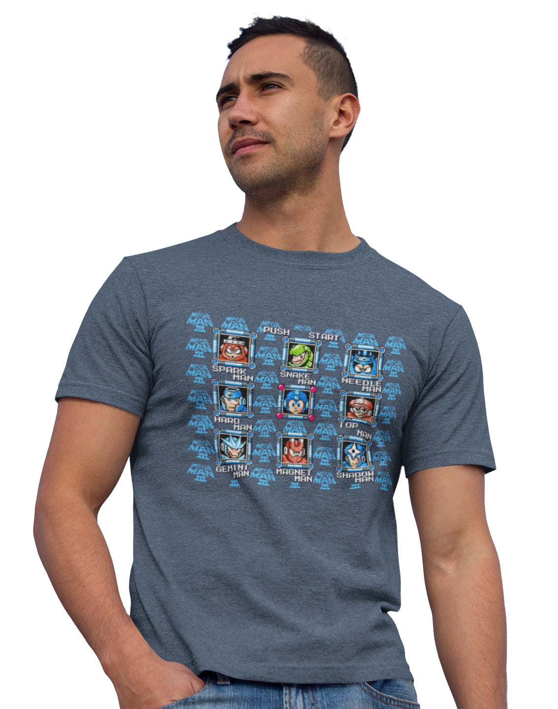 Mega Man 3 Bosses - T-Shirt