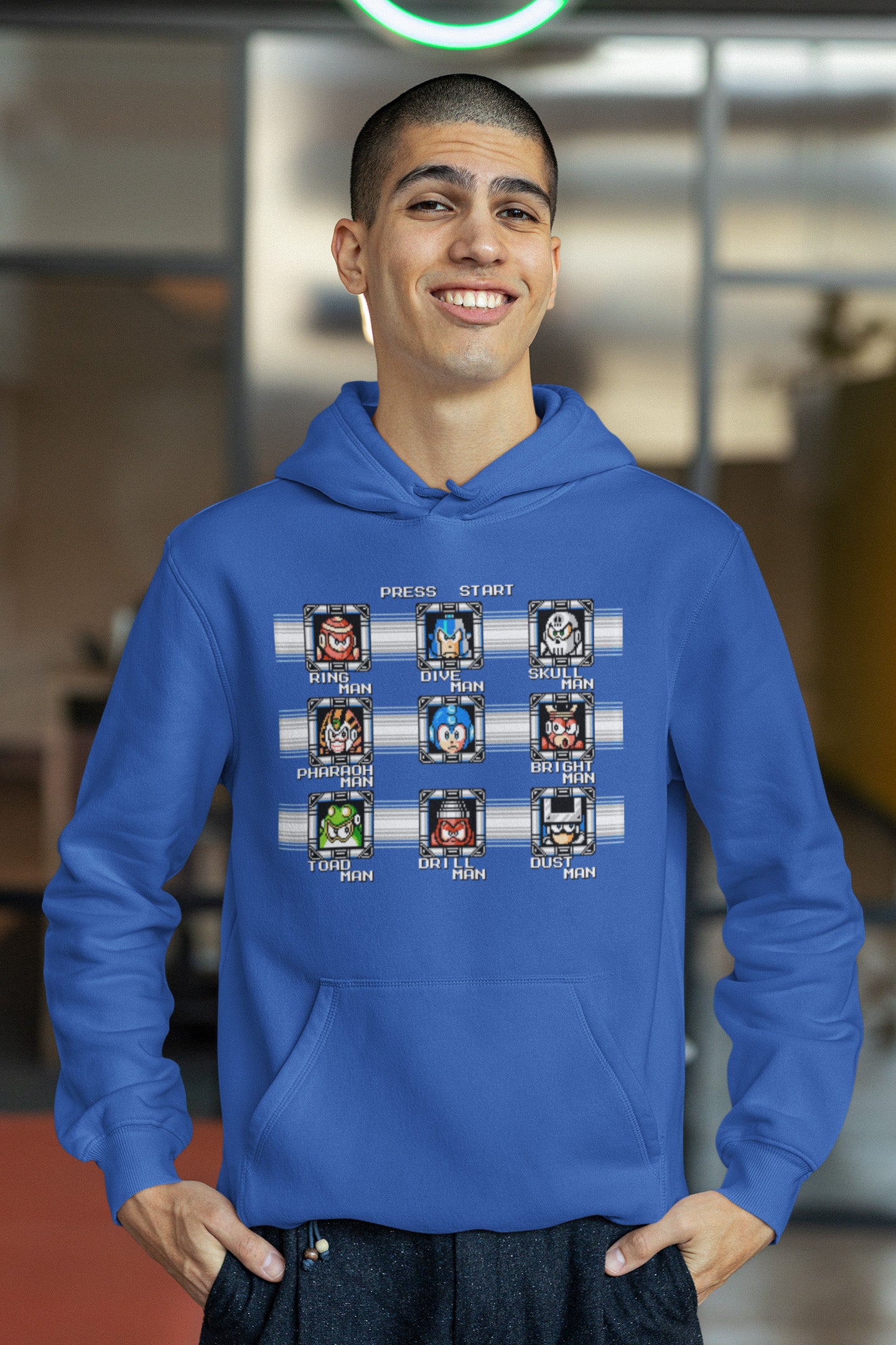 Mega Man 4 Bosses - Hoodie