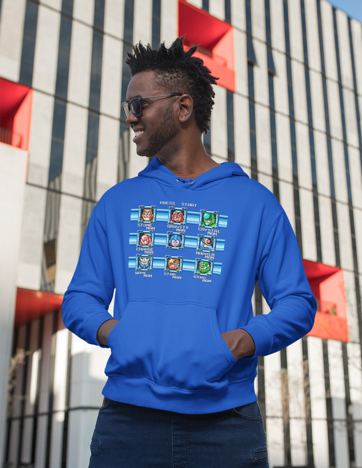 Mega Man 5 Bosses - Hoodie