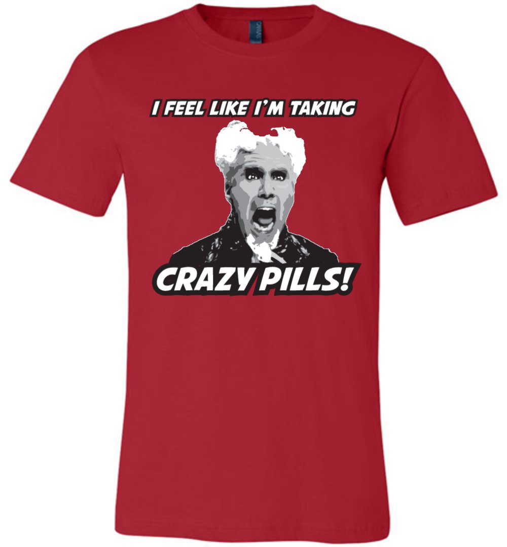 Mugatu - Zoolander - Crazy Pills - Unisex T-Shirt - Absurd Ink