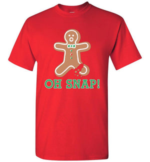 Gingerbread Man - OH SNAP - T-Shirt - Absurd Ink