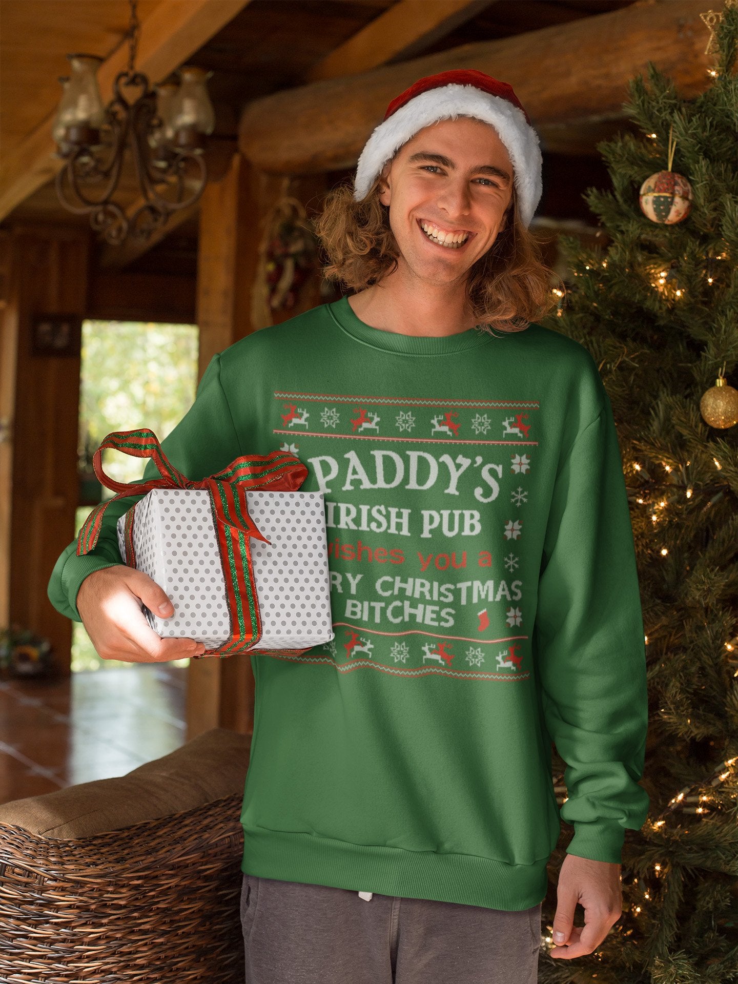 Paddy's Irish Pub Merry Christmas Sweatshirt