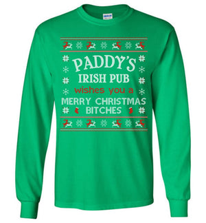 Paddy's Irish Pub Merry Christmas Long Sleeve Tee