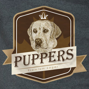 Puppers Premium Lager - Long Sleeve Tee - Absurd Ink