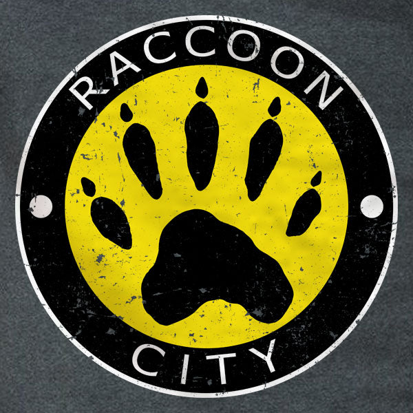 Raccoon City Paw Logo - Long Sleeve Tee - Absurd Ink