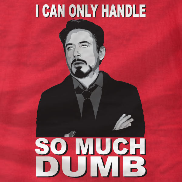 RDJ Rolling Eyes - So Much Dumb - Ladies Tee - Absurd Ink