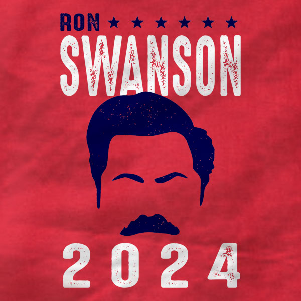 Ron Swanson 2024 - Long Sleeve Tee