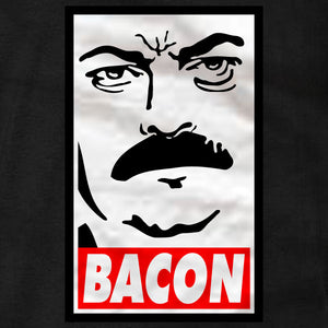 Ron Swanson Bacon - Long Sleeve Shirt - Absurd Ink