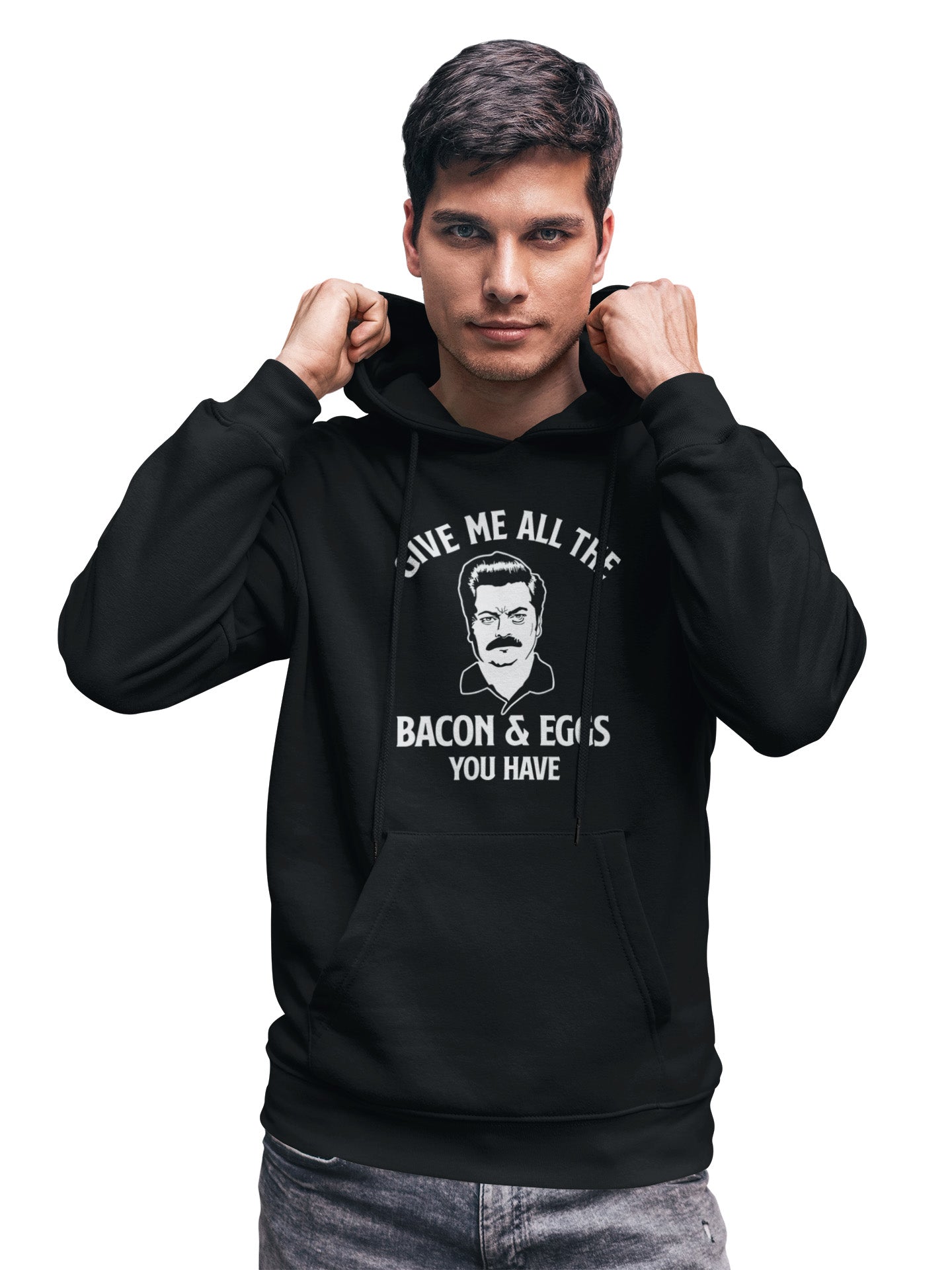 Ron Swanson Bacon & Eggs - Hoodie