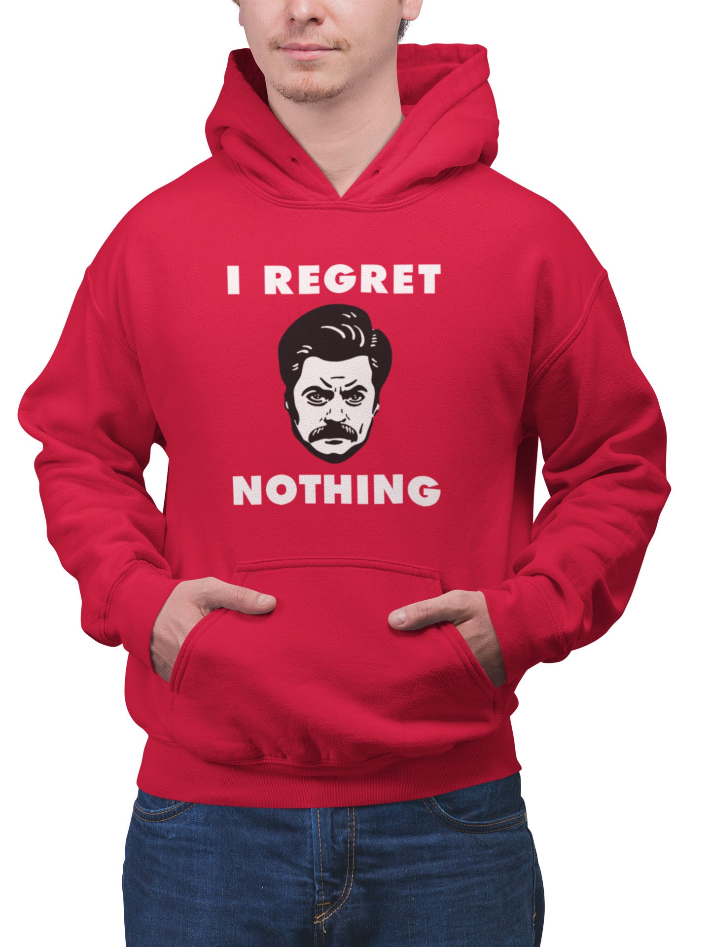 Ron Swanson I Regret Nothing - Hoodie