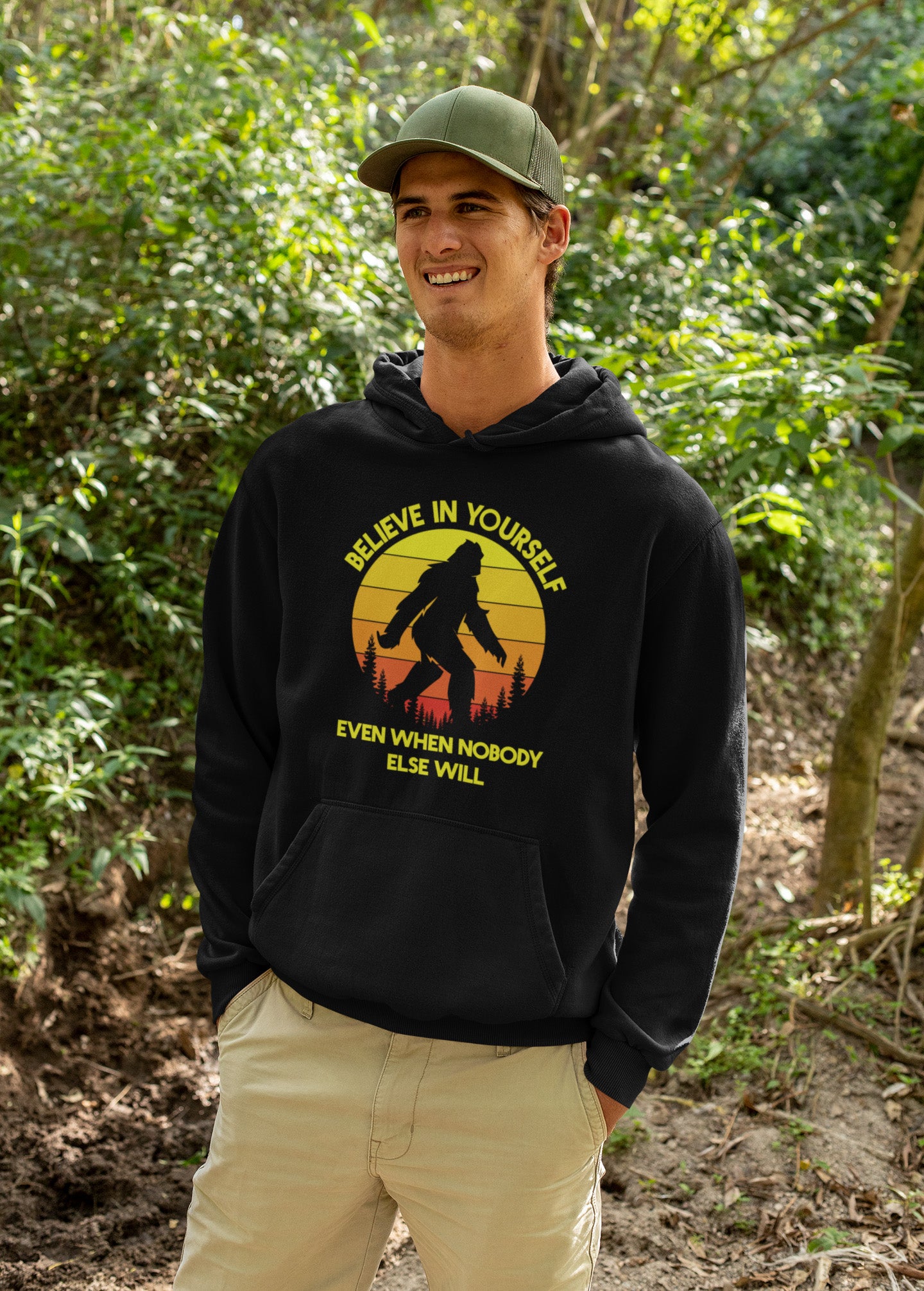 Sasquatch Believe In Yourself - Hoodie