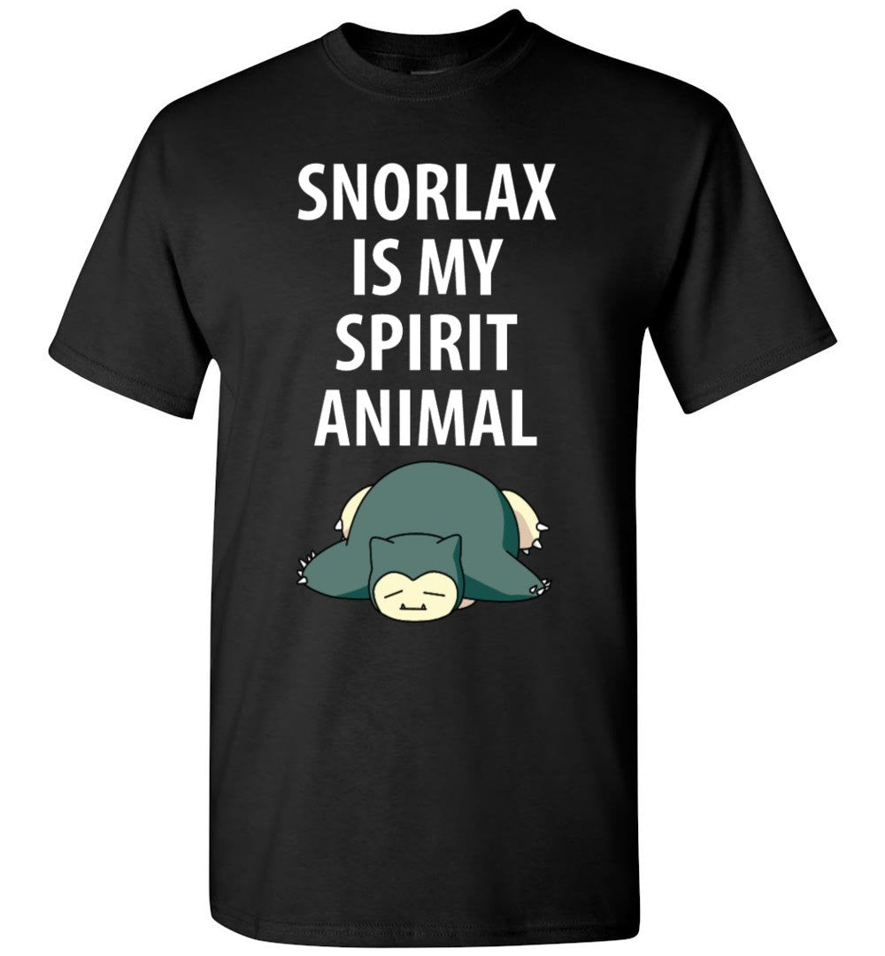 Snorlax T-Shirt - Snorlax Is My Spirit Animal - Absurd Ink