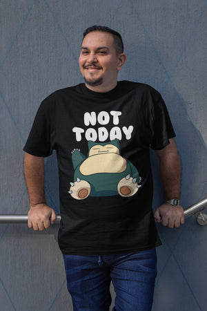 Snorlax Not Today - T-Shirt