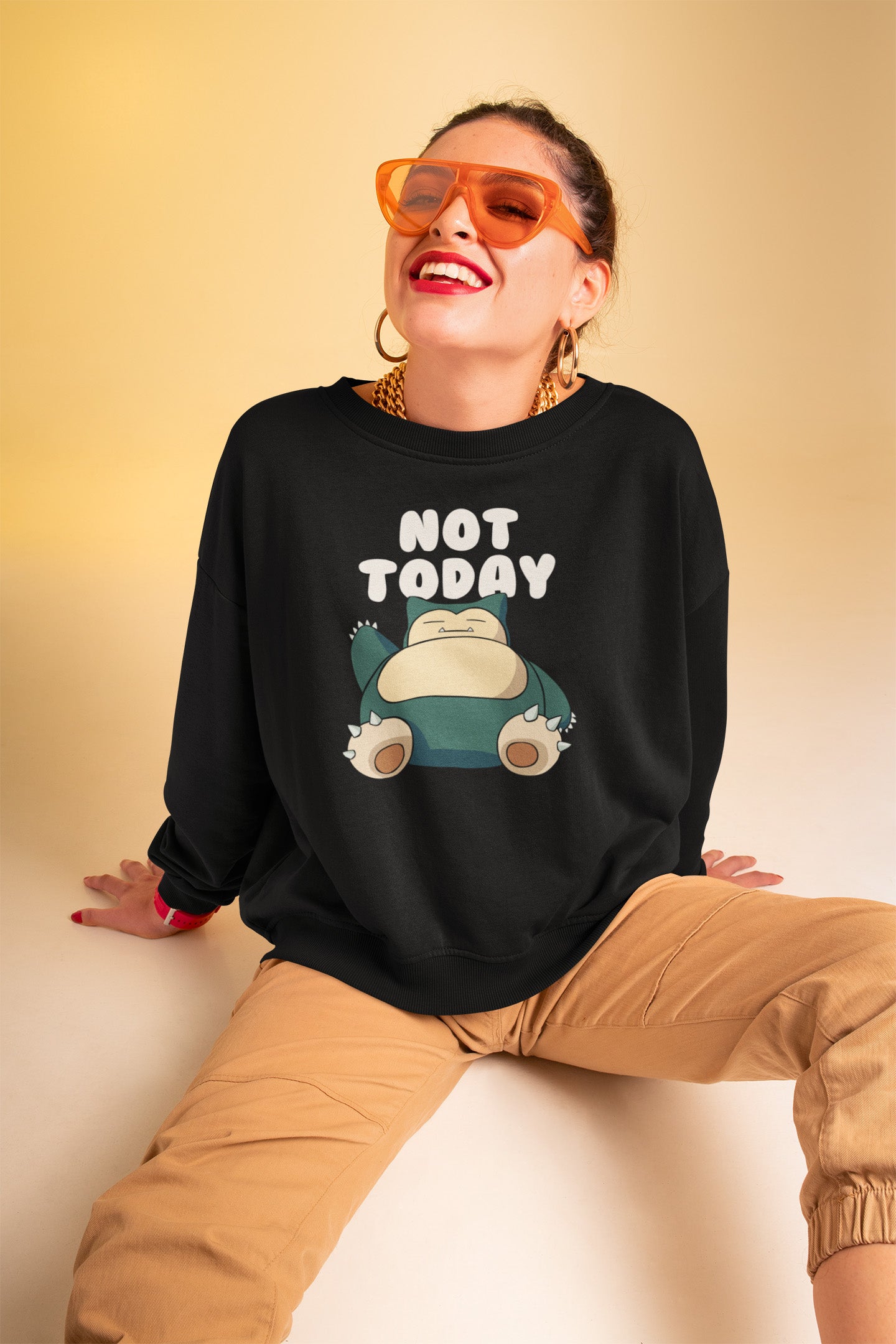 Snorlax Not Today - Sweatshirt