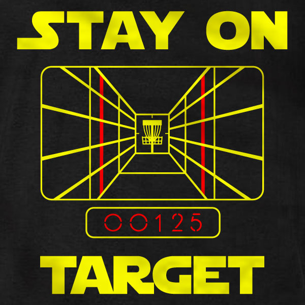 Disc golf Tank - Stay On Target - Absurd Ink