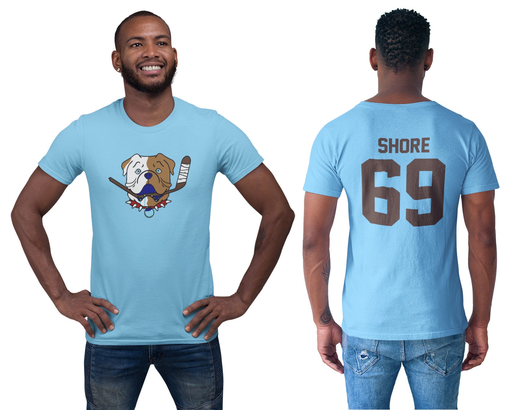 SHORESY Sudbury Blueberry Bulldogs Sudbury Bulldogs Letterkenny Baseball  Sleeve Shirt
