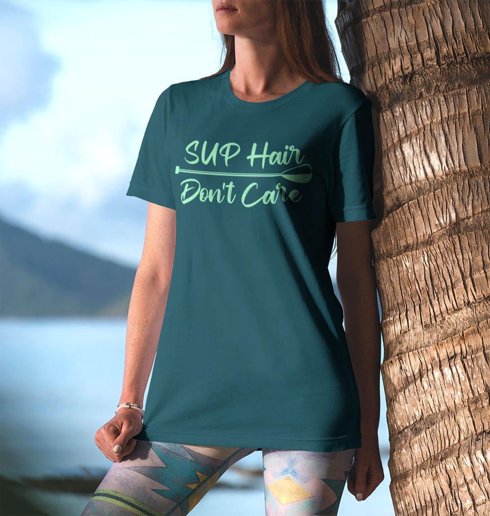 SUP Hair Don't Care - Unisex Tee - Absurd Ink