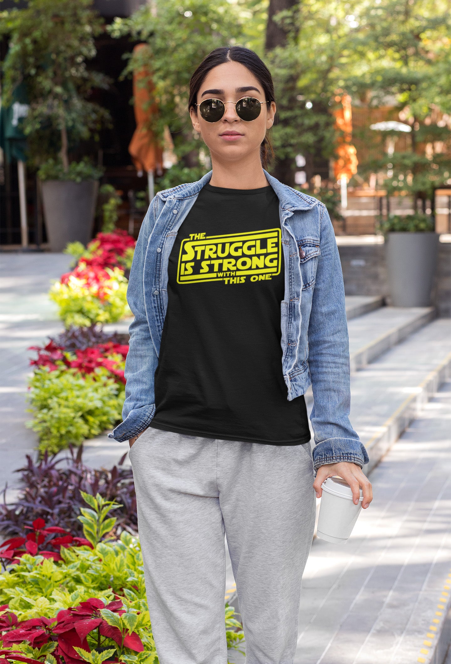 The Struggle Is Strong With This One - Ladies Tee