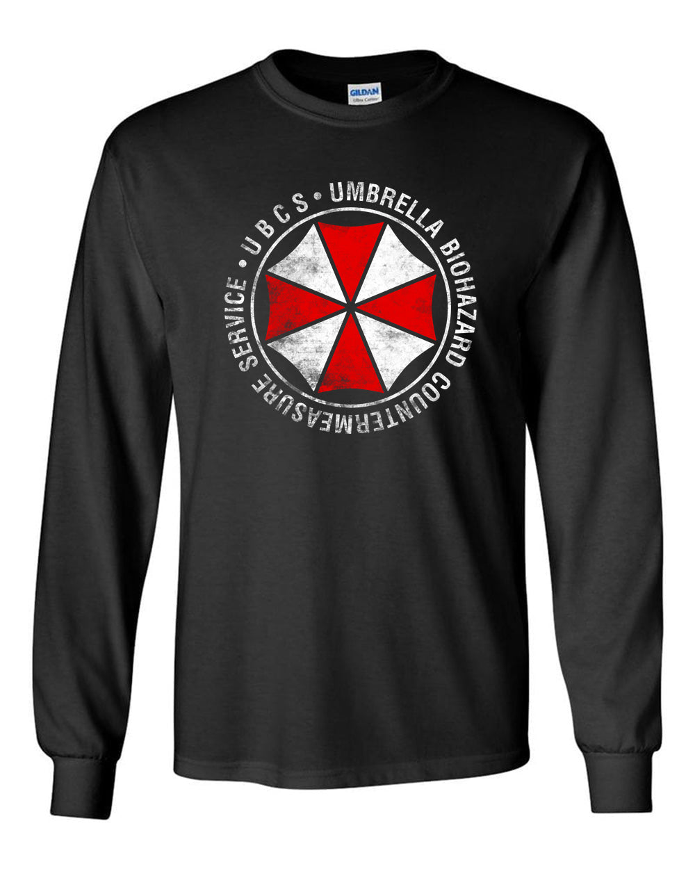 Umbrella UBCS Distressed - Long Sleeve Tee - Absurd Ink