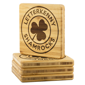 Letterkenny Shamrocks - Bamboo Coasters